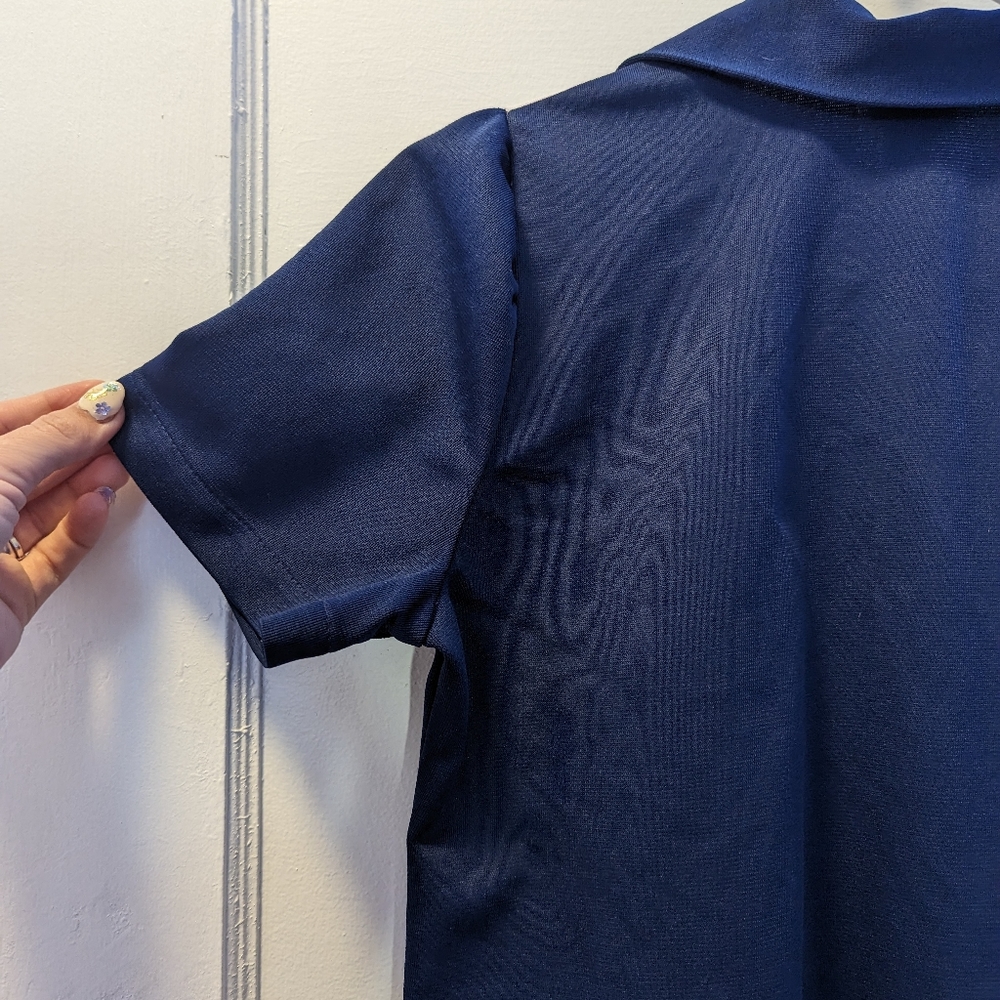 Nancy Laine Vintage polyester blouse 1970's - Picture 8 of 10